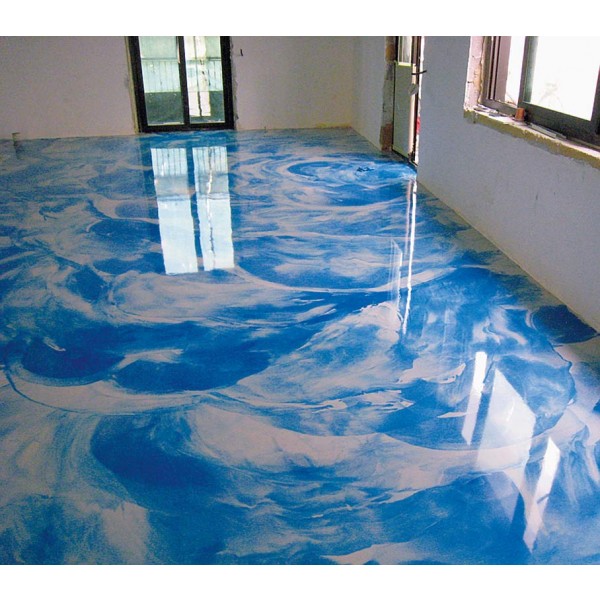 Pavimentazione decorativa ad uso civile in resina epossidica ... Pavimenti decorativi in resina