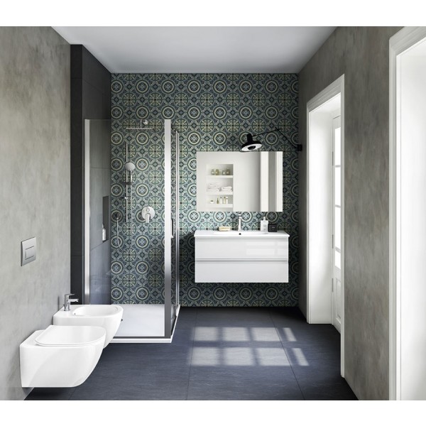 Allestimento completo bagno serie Tesi, sanitari e arredi - IDEAL ... Allestimento completo bagno serie Tesi, sanitari e arredi - IDEAL ...